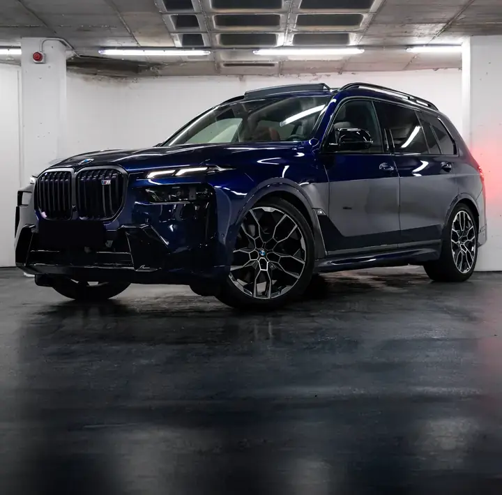 BMW X7 M60i Tanzanite Blue en nuestro estudio